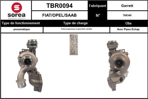 EAI TBR0094 - Kompresors, Turbopūte autodraugiem.lv