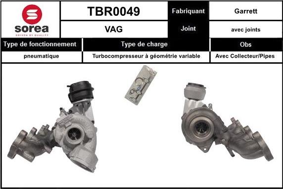 EAI TBR0049 - Kompresors, Turbopūte autodraugiem.lv