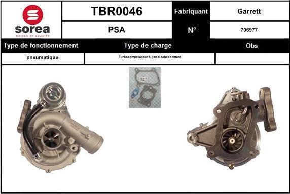 EAI TBR0046 - Kompresors, Turbopūte autodraugiem.lv