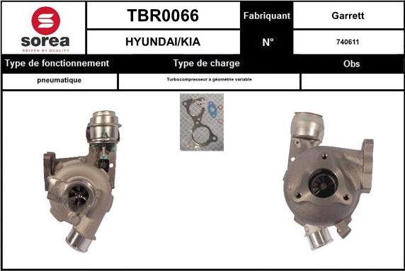 EAI TBR0066 - Kompresors, Turbopūte autodraugiem.lv