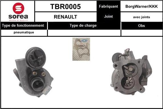 EAI TBR0005 - Kompresors, Turbopūte autodraugiem.lv