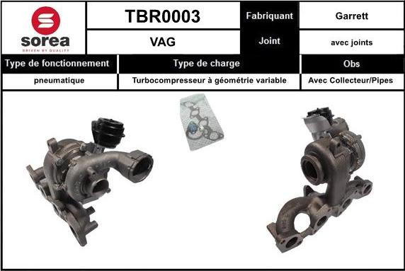 EAI TBR0003 - Kompresors, Turbopūte autodraugiem.lv