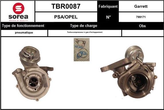 EAI TBR0087 - Kompresors, Turbopūte autodraugiem.lv