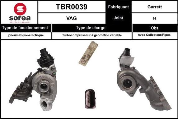 EAI TBR0039 - Kompresors, Turbopūte autodraugiem.lv