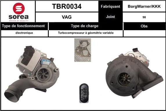 EAI TBR0034 - Kompresors, Turbopūte autodraugiem.lv