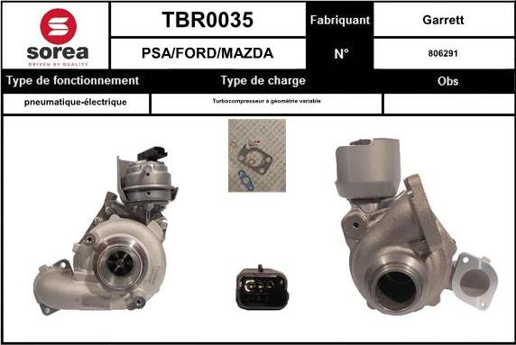 EAI TBR0035 - Kompresors, Turbopūte autodraugiem.lv