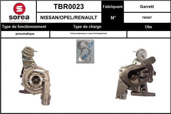 EAI TBR0023 - Kompresors, Turbopūte autodraugiem.lv