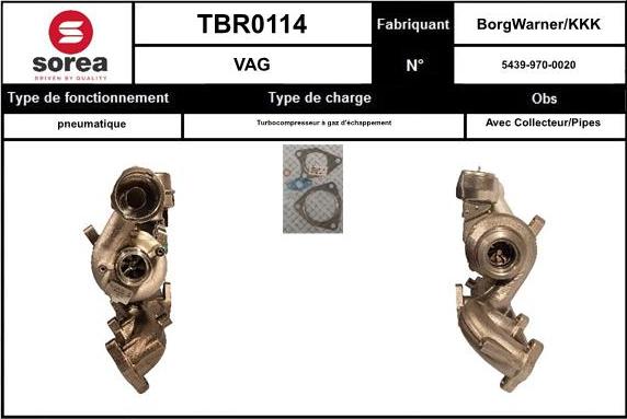 EAI TBR0114 - Kompresors, Turbopūte autodraugiem.lv