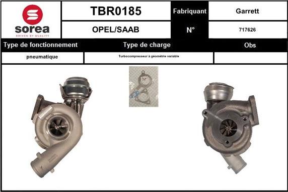 EAI TBR0185 - Kompresors, Turbopūte autodraugiem.lv