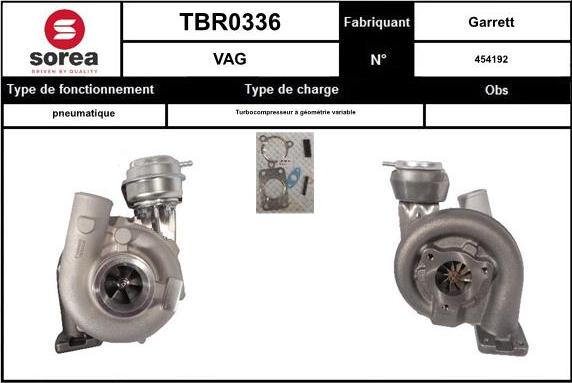 EAI TBR0336 - Kompresors, Turbopūte autodraugiem.lv