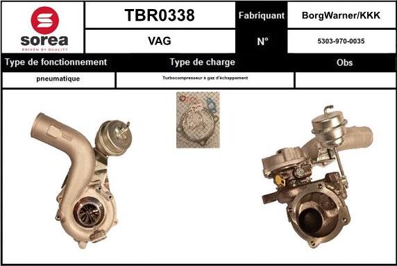 EAI TBR0338 - Kompresors, Turbopūte autodraugiem.lv