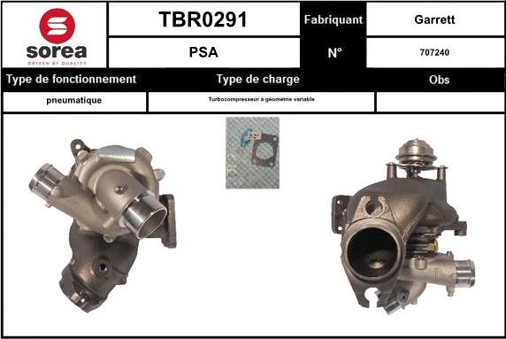 EAI TBR0291 - Kompresors, Turbopūte autodraugiem.lv