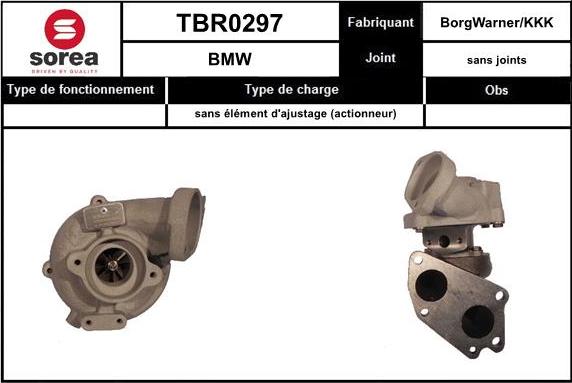 EAI TBR0297 - Kompresors, Turbopūte autodraugiem.lv