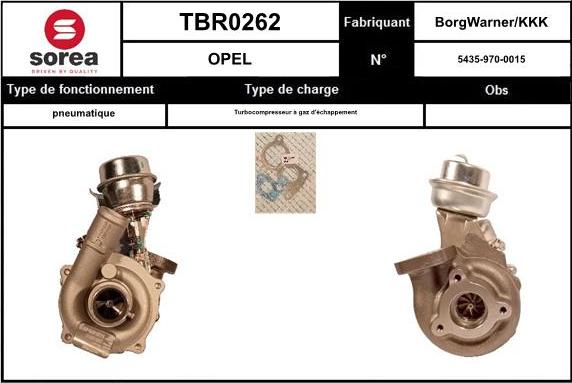 EAI TBR0262 - Kompresors, Turbopūte autodraugiem.lv