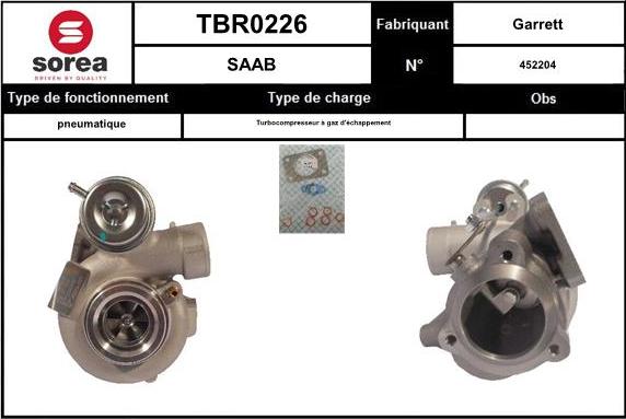 EAI TBR0226 - Kompresors, Turbopūte autodraugiem.lv