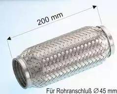 Eberspächer 996.0.005 - Gofrēta caurule, Izplūdes gāzu sistēma autodraugiem.lv
