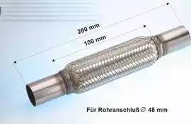 Eberspächer 996.1.022 - Gofrēta caurule, Izplūdes gāzu sistēma autodraugiem.lv