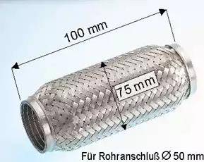 Eberspächer 99.002.79 - Gofrēta caurule, Izplūdes gāzu sistēma autodraugiem.lv