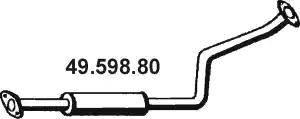 Eberspächer 49.598.80 - Vidējais izpl. gāzu trokšņa slāpētājs autodraugiem.lv