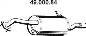 Eberspächer 49.000.84 - Izplūdes gāzu trokšņa slāpētājs (pēdējais) autodraugiem.lv