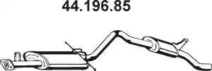 Eberspächer 44.196.85 - Izplūdes gāzu trokšņa slāpētājs (pēdējais) autodraugiem.lv