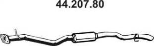 Eberspächer 44.207.80 - Vidējais izpl. gāzu trokšņa slāpētājs autodraugiem.lv