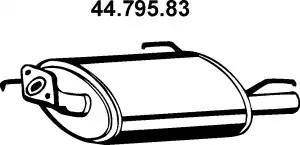 Eberspächer 44.795.83 - Izplūdes gāzu trokšņa slāpētājs (pēdējais) autodraugiem.lv