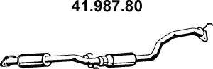 Eberspächer 41.987.80 - Vidējais izpl. gāzu trokšņa slāpētājs autodraugiem.lv