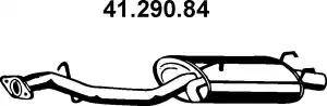 Eberspächer 41.290.84 - Izplūdes gāzu trokšņa slāpētājs (pēdējais) autodraugiem.lv