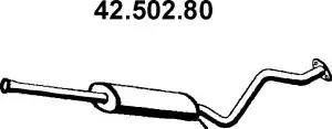 Eberspächer 42.502.80 - Vidējais izpl. gāzu trokšņa slāpētājs autodraugiem.lv