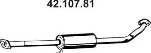 Eberspächer 42.107.81 - Vidējais izpl. gāzu trokšņa slāpētājs autodraugiem.lv