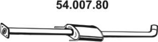 Eberspächer 54.007.80 - Vidējais izpl. gāzu trokšņa slāpētājs autodraugiem.lv