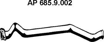 Eberspächer 685.9.002 - Izplūdes caurule autodraugiem.lv