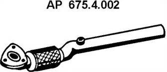 Eberspächer 675.4.002 - Izplūdes caurule autodraugiem.lv