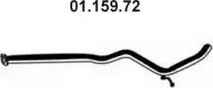 Eberspächer 01.159.72 - Izplūdes caurule autodraugiem.lv