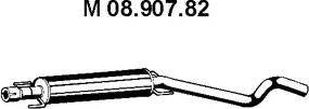 Eberspächer 08.907.82 - Vidējais izpl. gāzu trokšņa slāpētājs autodraugiem.lv