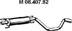 Eberspächer 08.407.82 - Vidējais izpl. gāzu trokšņa slāpētājs autodraugiem.lv