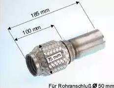 Eberspächer 08.001.79 - Gofrēta caurule, Izplūdes gāzu sistēma autodraugiem.lv