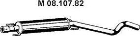 Eberspächer 08.107.82 - Vidējais izpl. gāzu trokšņa slāpētājs autodraugiem.lv