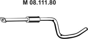Eberspächer 08.111.80 - Vidējais izpl. gāzu trokšņa slāpētājs autodraugiem.lv