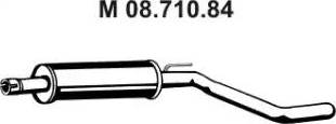 Eberspächer 08.710.84 - Vidējais izpl. gāzu trokšņa slāpētājs autodraugiem.lv
