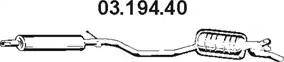 Eberspächer 03.194.40 - Izplūdes gāzu trokšņa slāpētājs (pēdējais) autodraugiem.lv