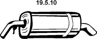 Eberspächer 19.5.10 - Izplūdes gāzu trokšņa slāpētājs (pēdējais) autodraugiem.lv