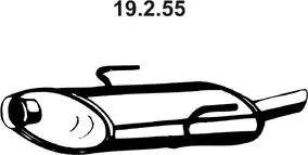 Eberspächer 19.2.55 - Izplūdes gāzu trokšņa slāpētājs (pēdējais) autodraugiem.lv