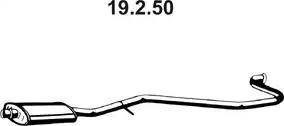 Eberspächer 19.2.50 - Vidējais izpl. gāzu trokšņa slāpētājs autodraugiem.lv
