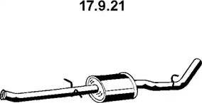 Eberspächer 17.9.21 - Vidējais izpl. gāzu trokšņa slāpētājs autodraugiem.lv