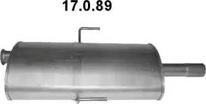 Eberspächer 17.0.89 - Vidējais izpl. gāzu trokšņa slāpētājs autodraugiem.lv