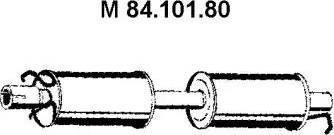Eberspächer 84.101.80 - Vidējais izpl. gāzu trokšņa slāpētājs autodraugiem.lv