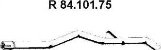 Eberspächer 84.101.75 - Izplūdes caurule autodraugiem.lv