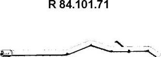 Eberspächer 84.101.71 - Izplūdes caurule autodraugiem.lv